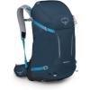 Osprey Hikelite 32L Lightweight Hiking Backpack – Durable Travel Daypack with Rain Cover for Men and Women, Black, M/L(Atlas Blue)